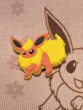 3/$10 Flareon Pokemon Croc Charm